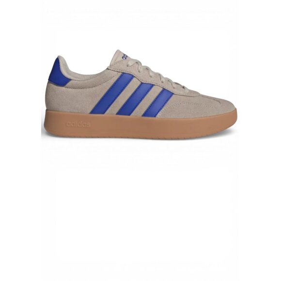 Adidas Barreda Sneaker Mens 10 Beige Blue Suede Gum Sole Casual NIB main image 6